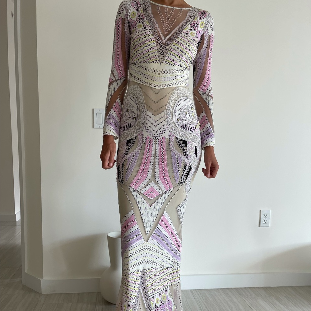 Stunning Multicolor Roberto Cavalli dress